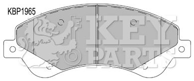 KEY PARTS Комплект тормозных колодок, дисковый тормоз KBP1965